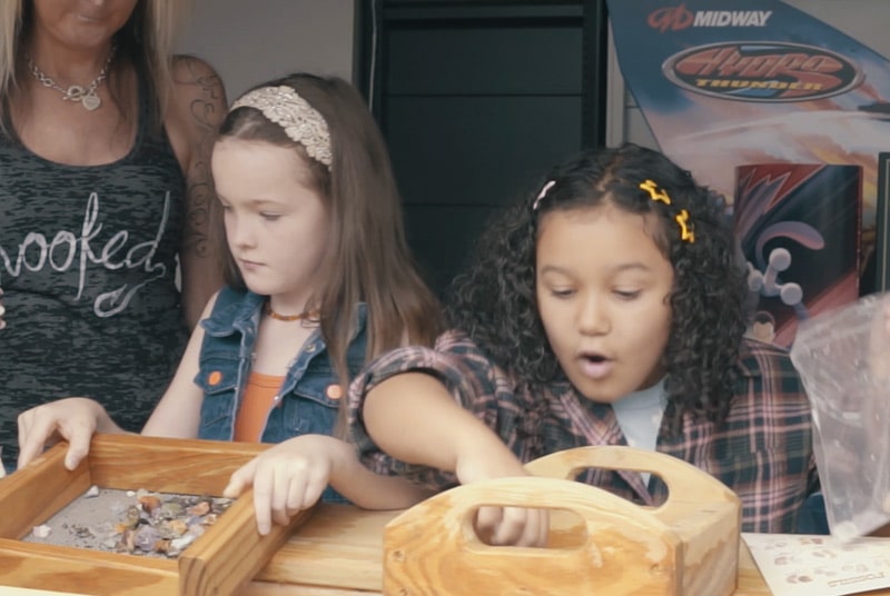 sluice boxes at Going Gaming in Troutdale